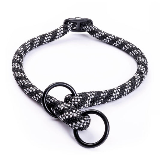 SET Hundehalsband 40-45cm + Leine SCHWARZ