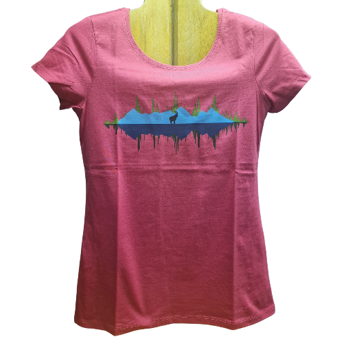 T-Shirt Steinbock Pink (Frau)