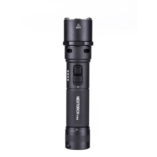 NEXTORCH P86 - 1600 L -Tactical LED Taschenlampe mit 120dB Sirene